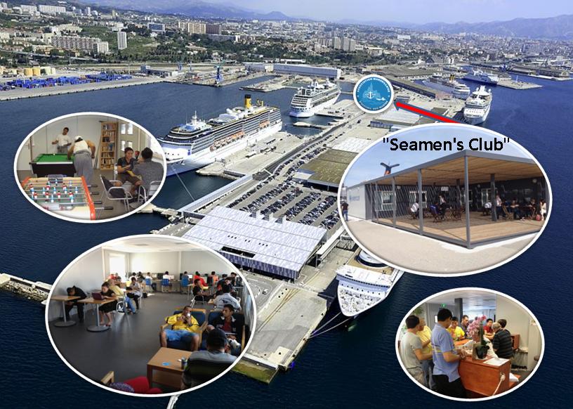 Seamens club port autonome Marseille Situation